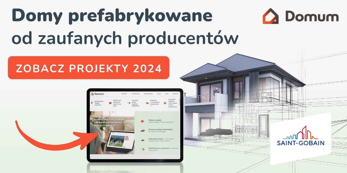 Domum.pl - domy prefabrykowane z jakością Saint-Gobain